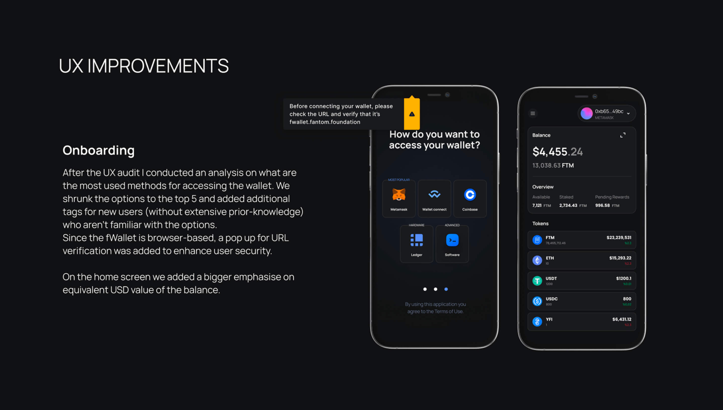 fWallet UX Audit 4