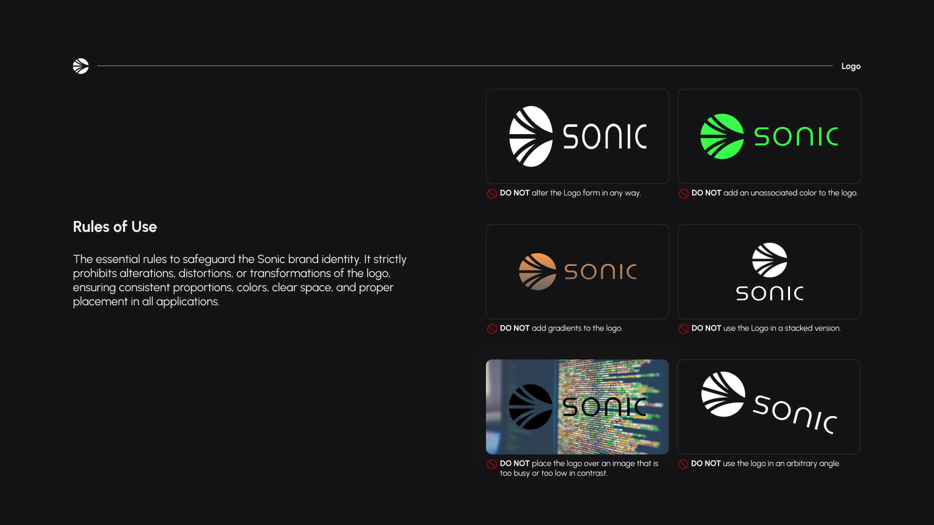 Brand Guidelines Page 10